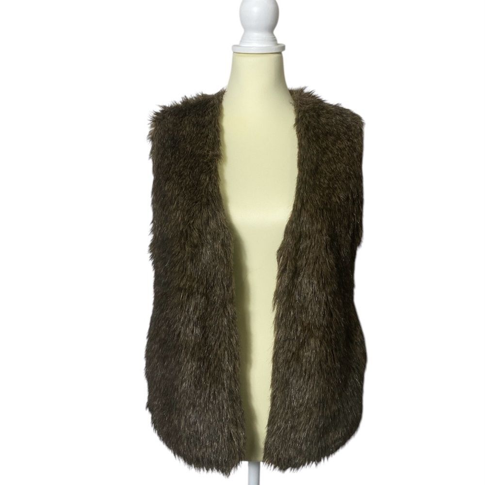 JACK By BB Dakota Faux Fur Vest Women's Size Small